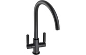 Abode Globe Monobloc Mixer Tap Matt Black AT2141