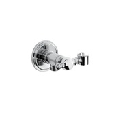 Bristan Traditional Wall Outlet with Handset Holder & Round Plate TD WORDHH04 C