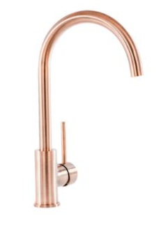 Prima+ Swan Neck Single Lever Mixer Tap Copper BPR722