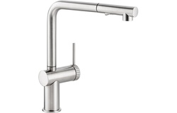 Abode Fraction Pull-Out Mixer Tap Brushed Nickel AT2157