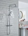 Bristan Buzz2 Bar Shower with Rigid Riser (BUZ2 SHXDIVCTFF C)