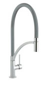 Prima+ Swan Neck Single Lever Mixer Tap with Pull Out Hose Gun Metal BPR712