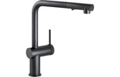 Abode Fraction Pull-Out Mixer Tap Matt Black AT2159