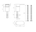 Abacus Ki Deck Mounted Single Lever Mixer Brushed Nickel TBTS-057-3201
