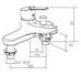 Francis Pegler Araya Deck Mounted Bath Shower Mixer with Shower Kit 4S1208