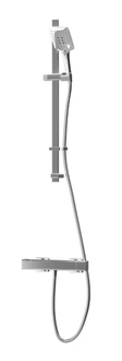 Inta Mio Deluxe Single Outlet Safe-Touch Thermostatic Shower with Flexible Riser Kit IX300025CP