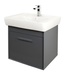 Abacus Simple 60cm Basin Vanity Unit Anthracite