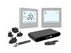 Heatmiser NeoKit 2 Heating & Hot Water Smart Thermostat - Platinum Silver