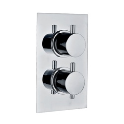 Abacus Essentials Double Outlet Thermostatic Shower Valve ATTB-TS10-2244