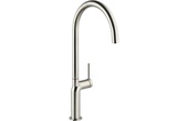 Abode Tubist Single Lever Kitchen Mixer Tap Brushed Nickel AT2127