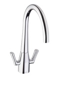 Abode Fluid Monobloc Mixer Tap Chrome AT1169