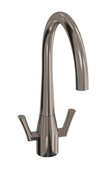 Abode Fluid Monobloc Mixer Tap Brushed Nickel AT1170