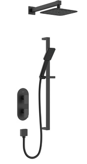 Bristan Tangram Concealed Dual Control Shower Pack Black TANGRAM BLK SHWR PK