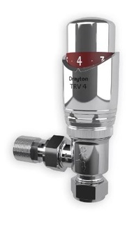 Drayton TRV4 15mm All Chrome TRV & Head 0705150C