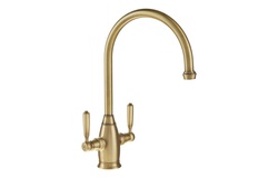 Abode Oxbury Monobloc Mixer Tap Antique Brass AT2222