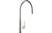 Abode Coniq R Single Lever Mixer Tap w/Pull Out Brushed Nickel AT2120