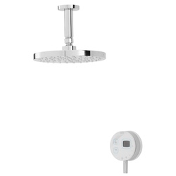 Bristan Artisan Thermostatic Digital Shower Mixer With Ceiling Rose Kit ARDE SHCCF W