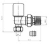 Abacus Essentials Standard Radiator Valve 10MM ATRV-05-0505