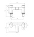 Abacus Ki Deck Mounted Bath Filler Chrome TBTS-052-2130
