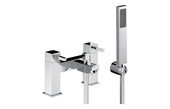 Abode Zeal Deck Mounted Bath Shower Mixer with Shower Handset Chrome AB1284 