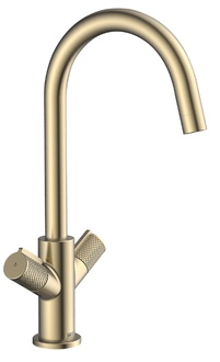 Bristan Fern Easyfit Mono Sink Mixer Brushed Brass FRN EFSNK BB