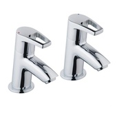 Bristan Smile Basin Taps Chrome (SM 1/2 C)