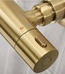 Bristan Buzz Thermostatic Bar Shower Brushed Brass BUZ SHXDIVCTFF BB 