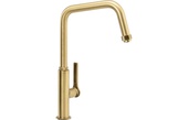 Abode Hex Single Lever Mixer Tap Antique Brass AT2087