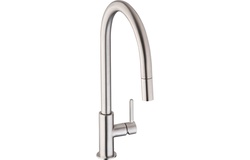 Abode Althia Mixer Tap w/Pull Out Brushed Nickel AT1261