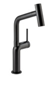 Abode Tubist T Single Lever Mixer Tap w/Pull Out Matt Black AT2192