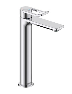 Bristan Saffron Eco start Tall Basin Mixer with Clicker Waste Chrome SAF ES TLBAS C