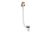 Abode Euphoria Bath Overflow Filler & Clicker Waste Antique Brass AB27222