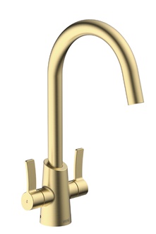 Bristan Acorn Easyfit Mono Sink Mixer Brushed Brass ACR EFSNK BB