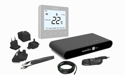 Heatmiser NeoKit-E Smart Electric Floor Thermostat - Platinum silver