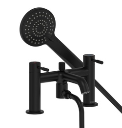 Bristan Molida Bath Shower Mixer Black MOL BSM BLK