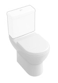 Abacus Simple Close Coupled Toilet Pan VBSW-35-1505