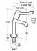 Performa Extended Lever High Neck Kitchen Tap Hot 333021