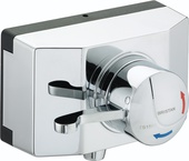 Bristan Exposed Shower Valve With Lever Handle and Shroud OP TS1503 SCL C 