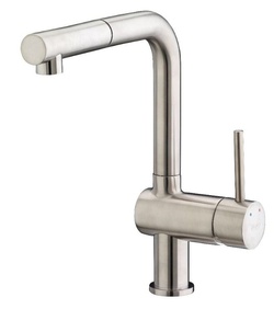 Francis Pegler Adorn Horizontal Pull Out Spout Kitchen Sink Mixer Brushed Nickel 4G4178