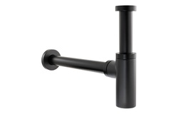 Abode Uno Basin Bottle Trap Matt Black ABX1021