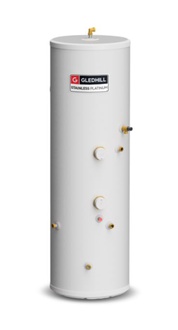Gledhill Stainless Platinum Unvented Indirect Cylinder 120 Litres PLTIN120