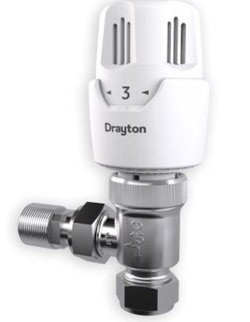 Drayton RT313 15mm Angled Thermostatic Radiator Valve 0848015