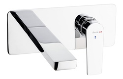 Abode Aquip Wall Mounted Basin/Bath Mixer Chrome AB2822