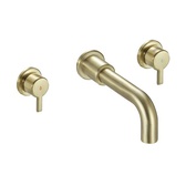 Bristan Altum 3TH Wall Mounted Bath Filler Brushed Brass AL 3TH WMBF BB