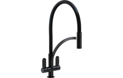 Abode Genio Monobloc Semi-Professional Mixer Tap Matt Black AT2183