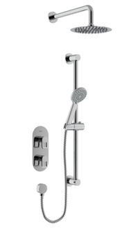 Bristan Saffron Concealed Dual Control Shower Pack Chrome SAFFRON SHWR PK