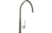 Abode Coniq R Single Lever Mixer Tap Brushed Nickel AT2116