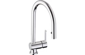 Abode Czar Single Lever Mixer Tap w/Pull Out Chrome AT1240
