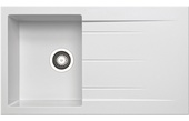 Prima+ Compact Granite 1B & Drainer Inset Sink White CPR345