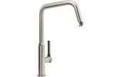 Abode Hex Single Lever Mixer Tap Brushed Nickel AT2085